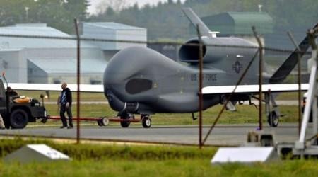 A Global Hawk reconnaissance drone