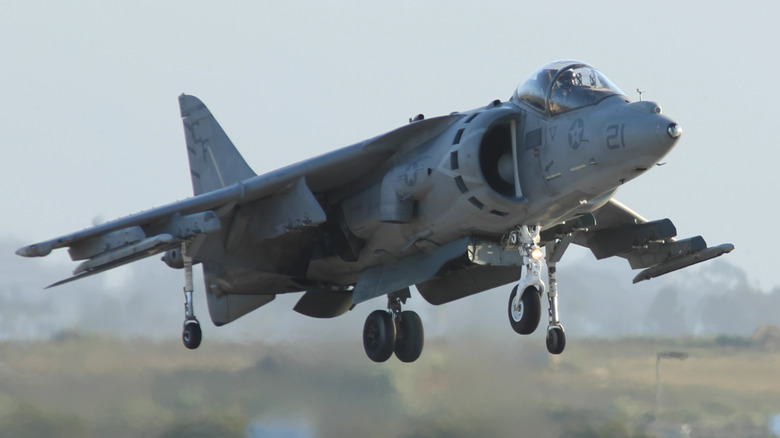 An AV-8B II Harrier 