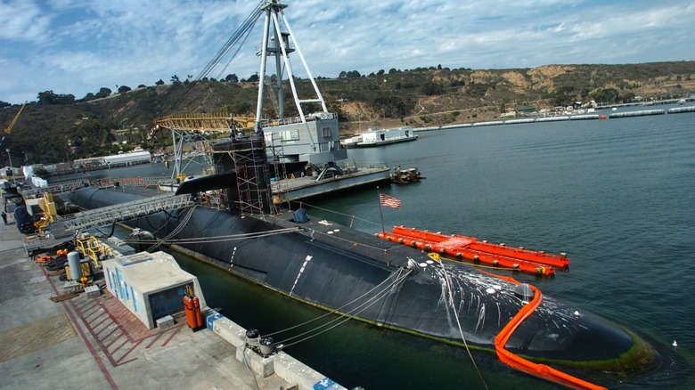 Submarine at Point Loma Naval Base