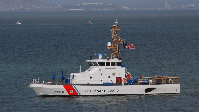 U.S. Coast Guard vessel at sea