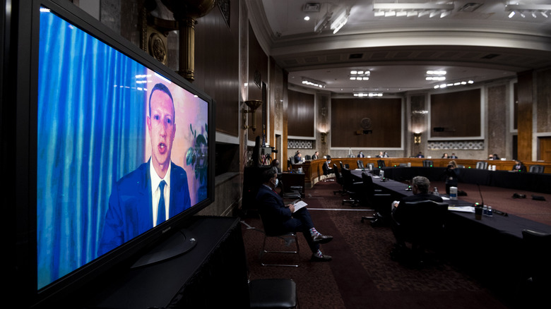 Mark Zuckerberg speaks to the Senate 