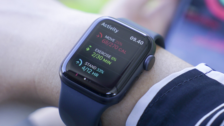 activity breakdown on Apple Watch