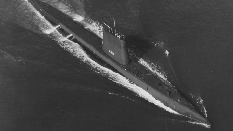 USS cutlass patrolling