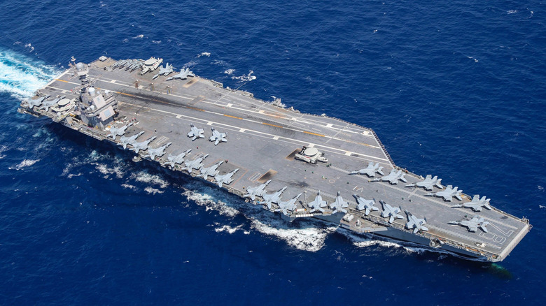 USS Gerald R. Ford (CVN 78) carrier.
