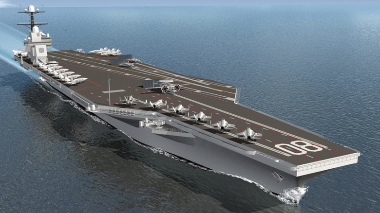 Concept render of USS Enterprise CVN 80