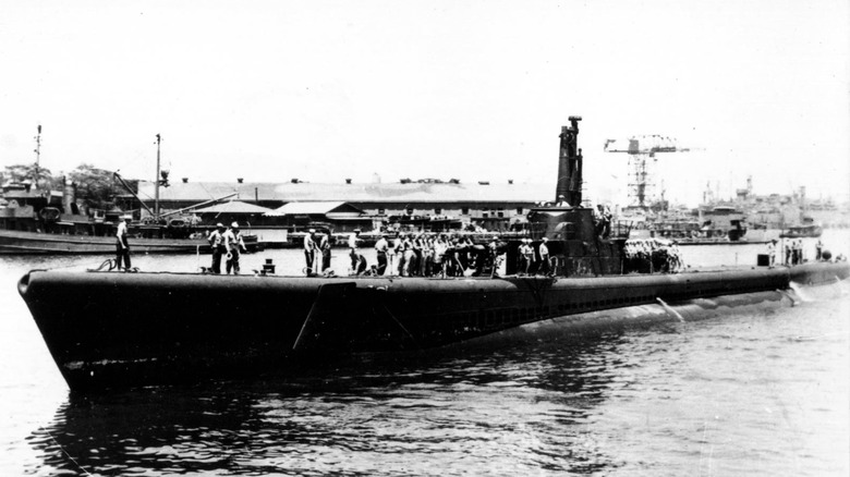 USS Tang in harbor