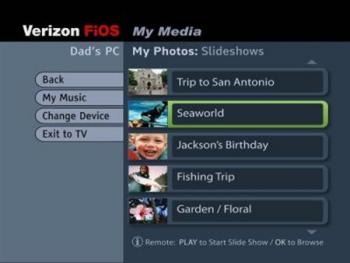 Verizon FiOS HD video-on-demand