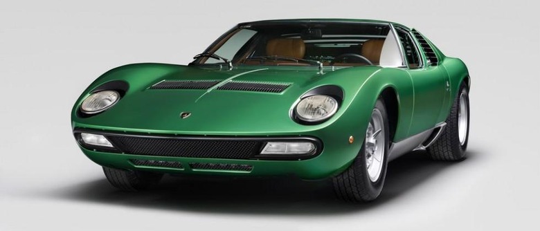 Very first Lamborghini Miura SV restored in honor of 50th anniversary