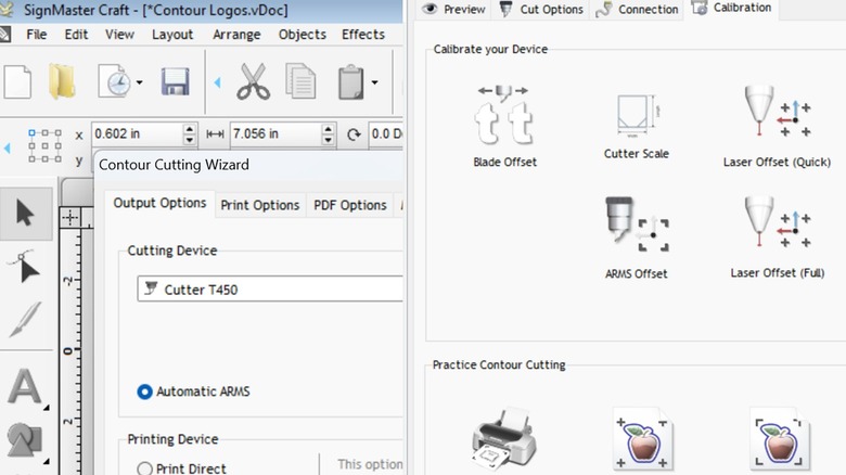 SignMaster Craft software screenshots.