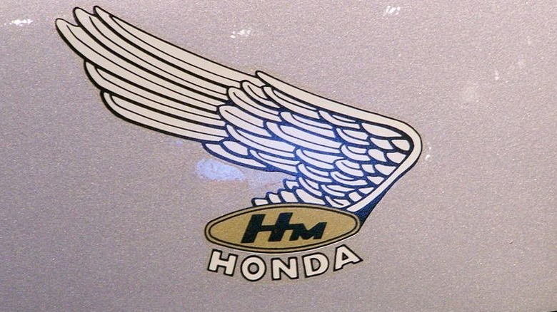 Vintage honda winged logo