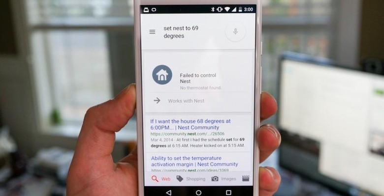 Voice-controlling Nest thermostat via Google Now almost ready
