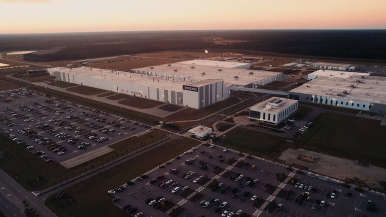 The Volvo manufacturing plant in Ridgeville, South Carolina