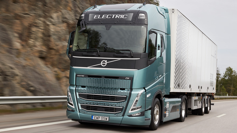 Volvo FH truck highway driving
