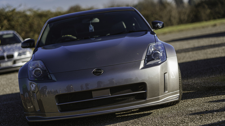 Nissan 350Z photographed from low angle