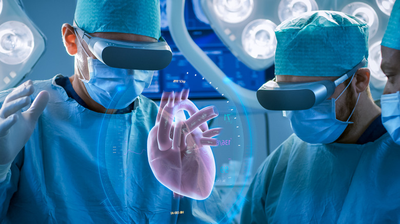 VR headsets medical training