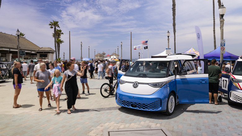 Volkswagen ID.Buzz at car show