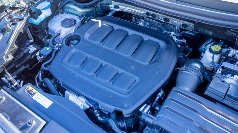 2026 Volkswagen Tiguan SEL R-Line Turbo engine bay