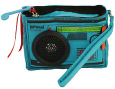 walkman radio wristlet has built in speakers