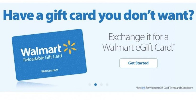 Walmart begins giving credit in exchange for unwanted gift cards