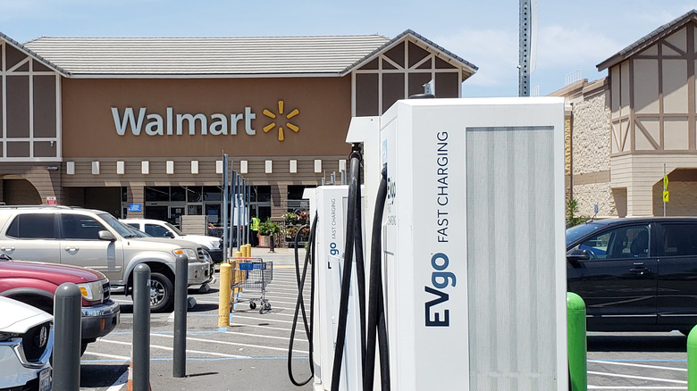 Walmart EV charging stations