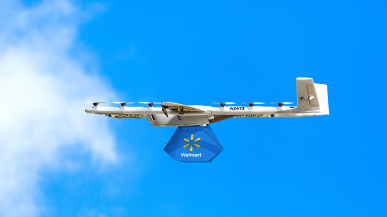 Walmart delivery drone