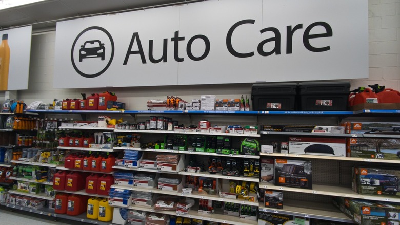 Walmart's automotive care department.