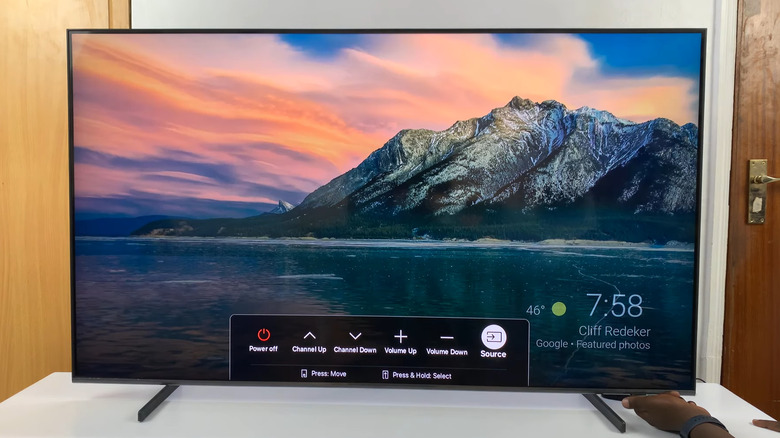Controlling Samsung TV using physical button in lower right corner