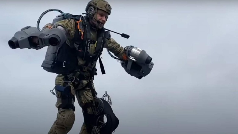 royal marines jet suit