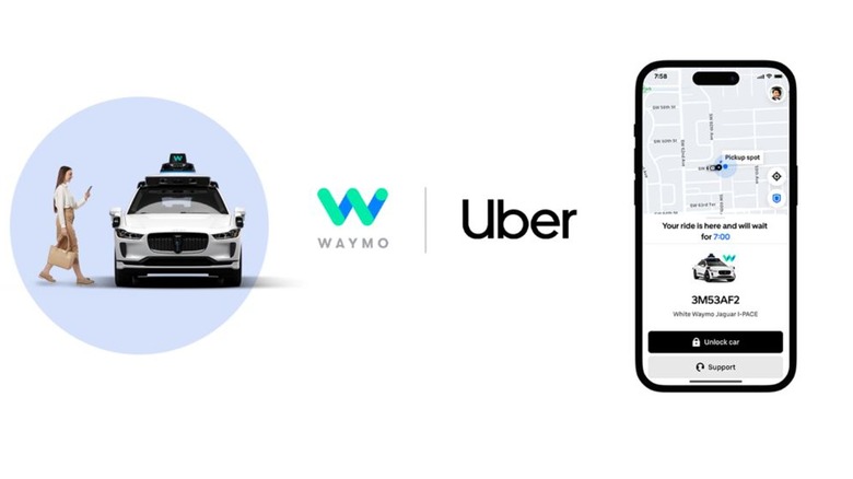 Waymo Uber partnership logos