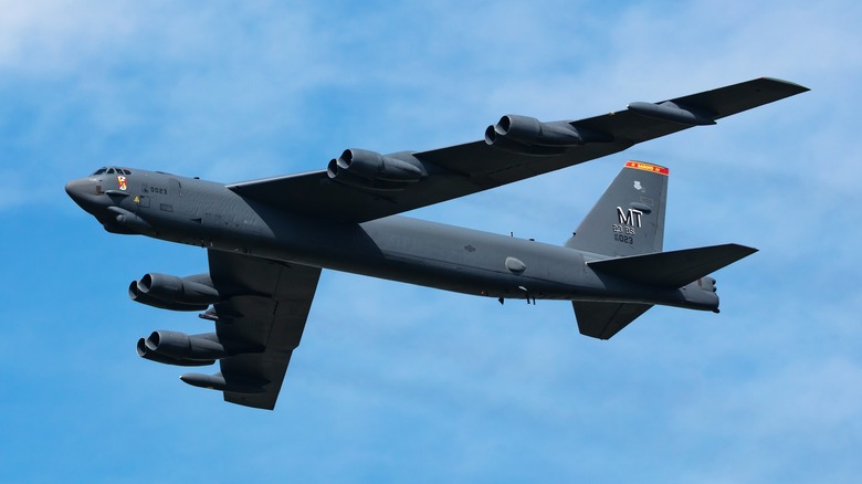 B-52 in flight