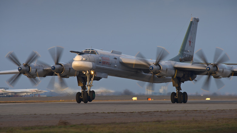 Tu-95 preparing take off