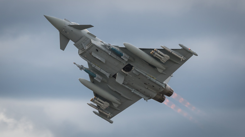 A Eurofighter Typhoon