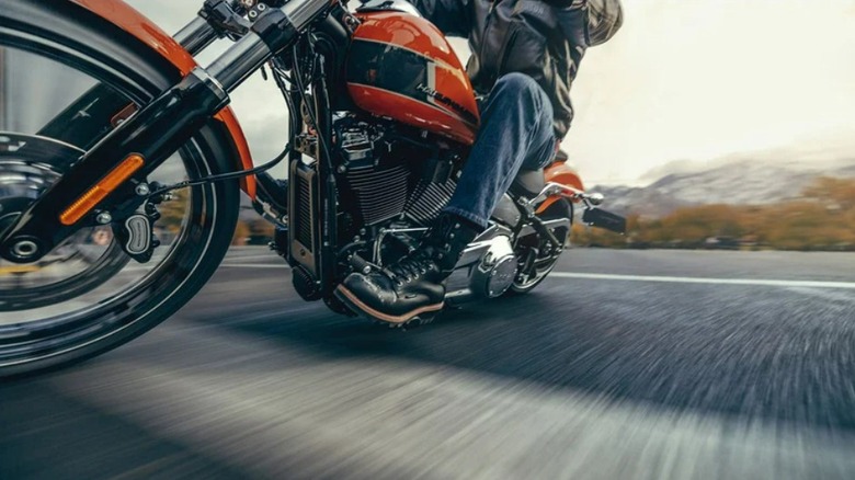 Harley-Davidson driving rider boot