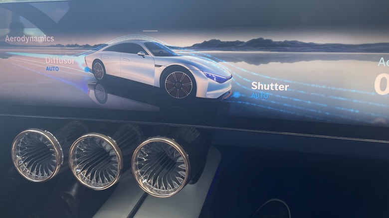 Mercedes-Benz EQXX display