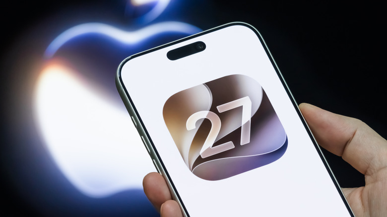 iOS 27 on an iPhone