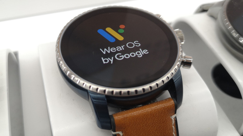 Wear OS on smartwatch