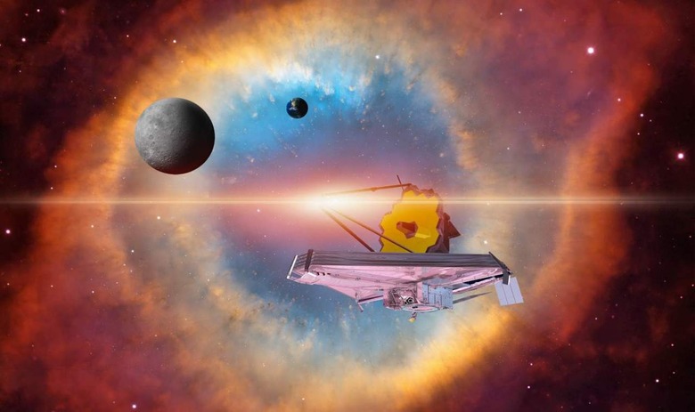 Webb telescope in space 