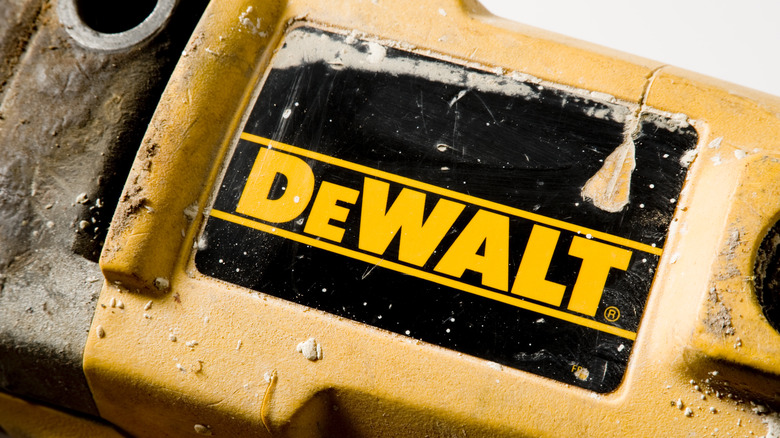 Dirty DeWalt logo