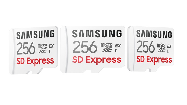 Samsung SD Express cards 3D model