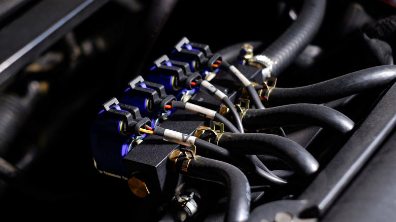 Propane or LPG fuel injector rail for propane or LPG fuel system of the car