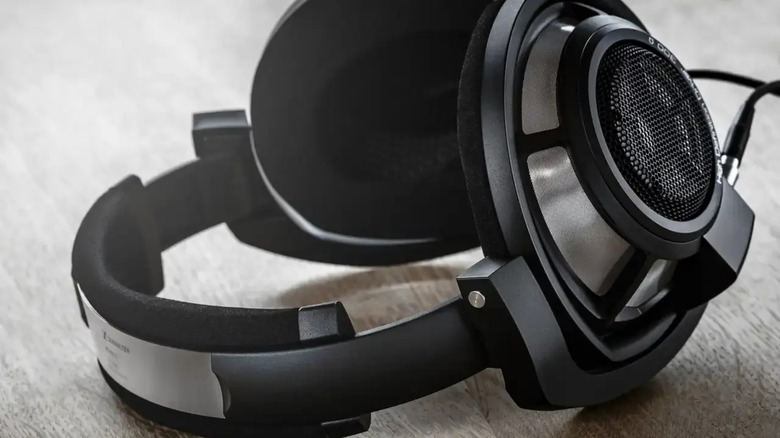 Sennheiser HD 800 S studio heapdhones on a table