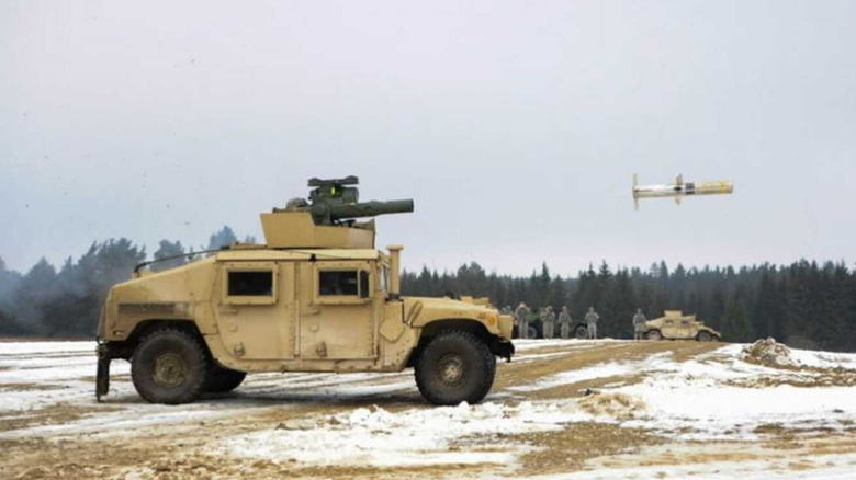 Humvee mounted TOW missile system