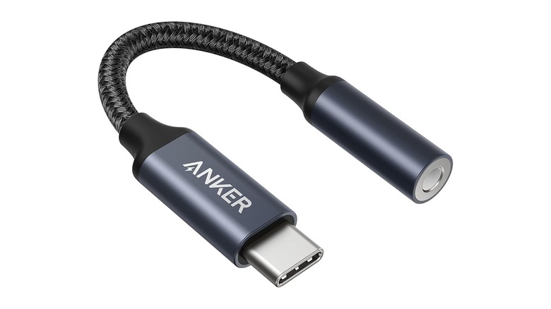Anker USB Type-C headphone dongle, which is another kind of hi-res USB DAC