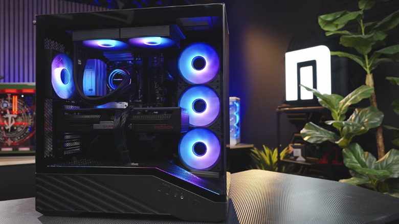 PowerSpec pre-built PC on desktop