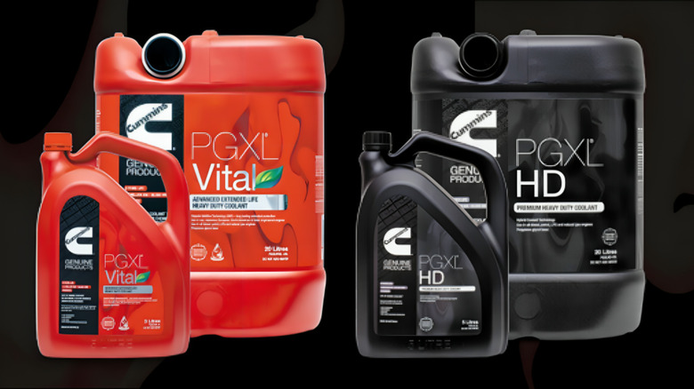 Cummins PGXL Vital cans in black and red