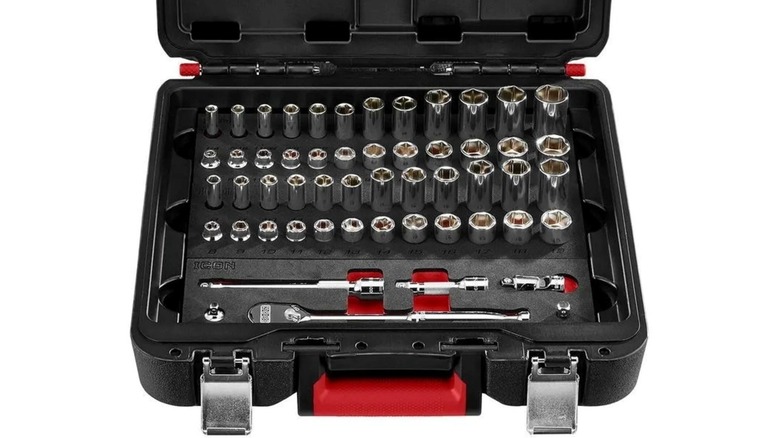 Harbor Freight's 54-piece Icon socket set.