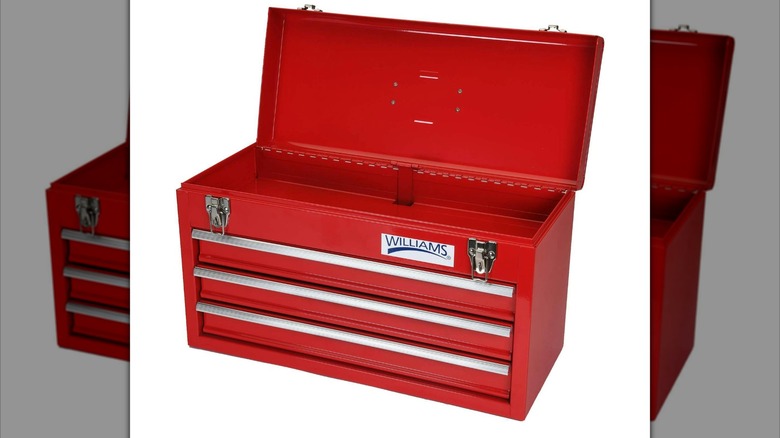 The Williams 21-inch Flat Top 3-drawer Tool Box from Snap-On