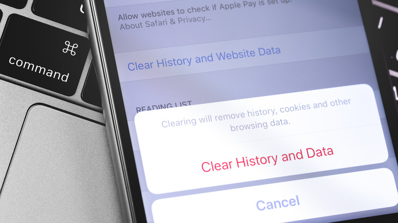 Safari clear cookies