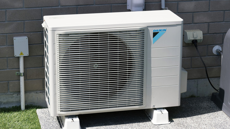 An outdoor component of a Daikin HVAC system