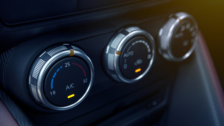 Car HVAC control stack
